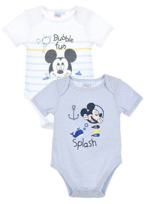 Mickey - Pack 2 body bebe 6 meses