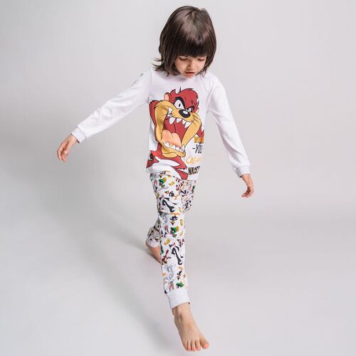 Looney Tunes - Pijama largo niño Diablo de Tazmania 8A