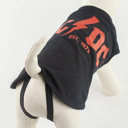 ACDC - Camiseta de algodn para perro XXS