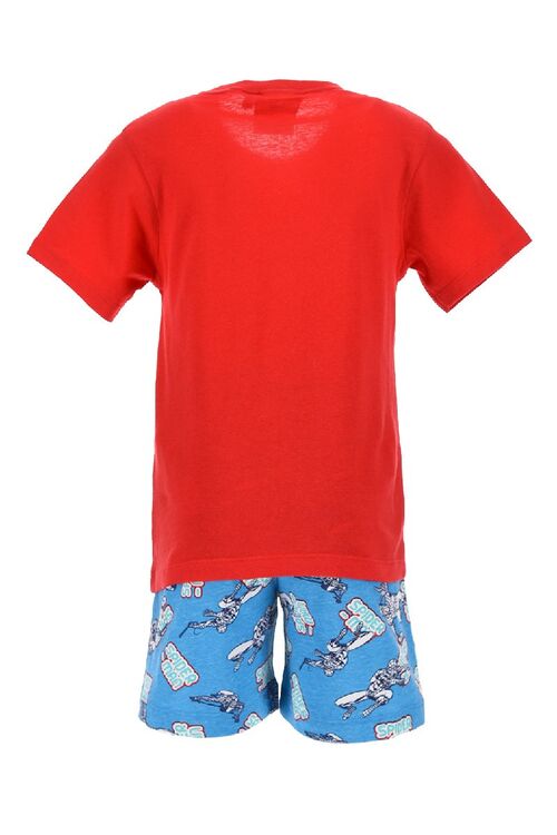 Spiderman - Pijama de verano nio Rojo 3A