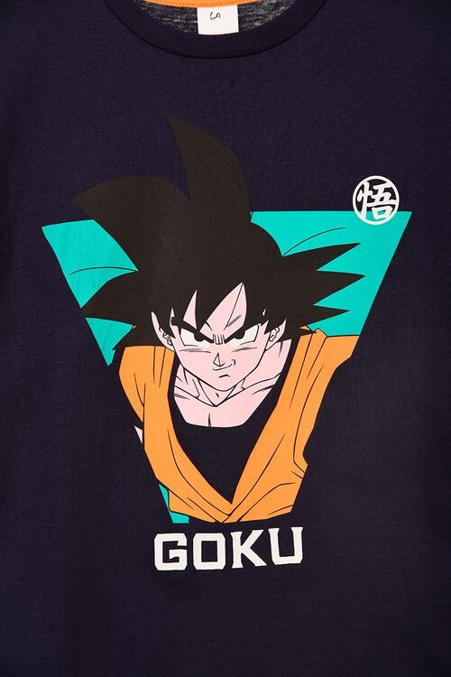 Dragon Ball - Camiseta verano manga corta infantil Azul oscuro 4A