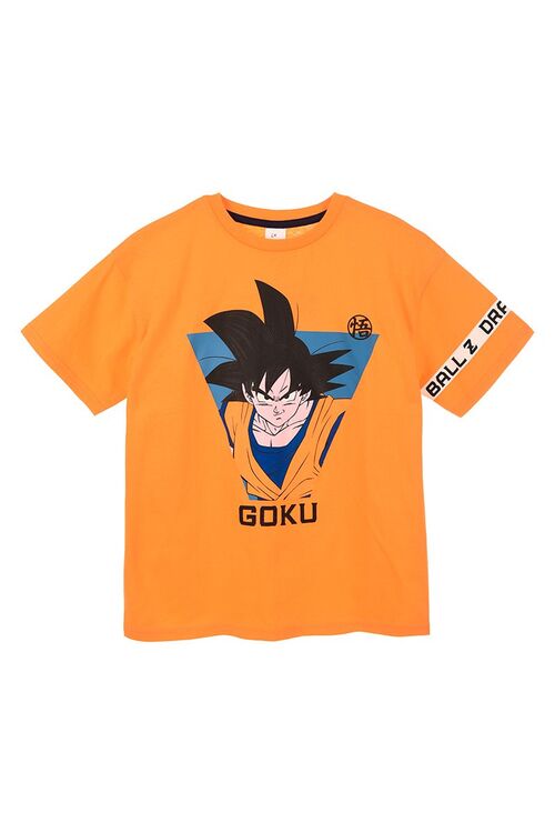 Dragon Ball - Camiseta verano manga corta infantil Naranja 4A