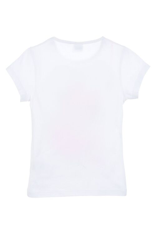 Minnie - Camiseta de manga corta de verano nia Blanco 3A