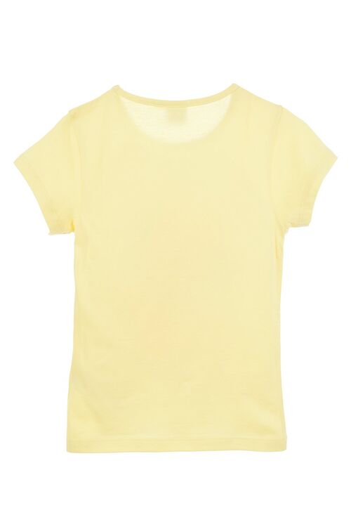 Minnie - Camiseta de manga corta de verano nia Amarillo 3A