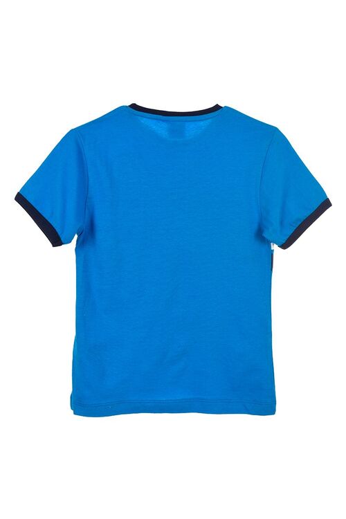 Mickey - Camiseta manga corta verano infantil 100 aniversario Azul oscuro 3A