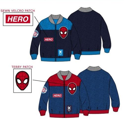 Spiderman - Chaqueta infantil nio tipo bomber Azul oscuro 3A