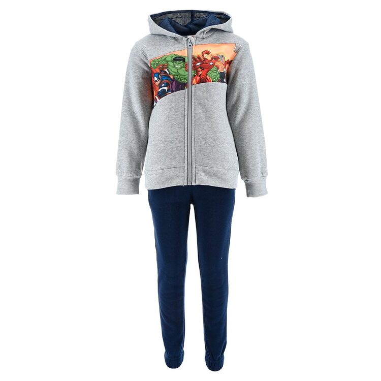 Avengers - Chandal con chaqueta con capucha infantil nio Gris 4A