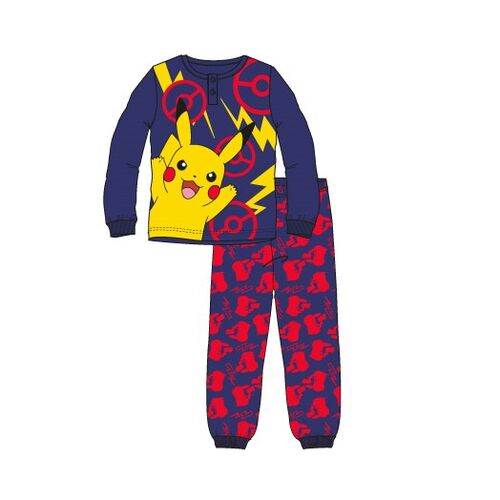 Pokemon - Pijama largo invierno interlock en caja 6A