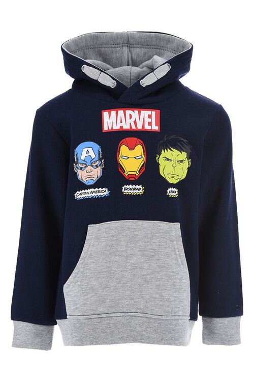 Avengers - Sudadera con capucha infantil nio Azul oscuro 4A