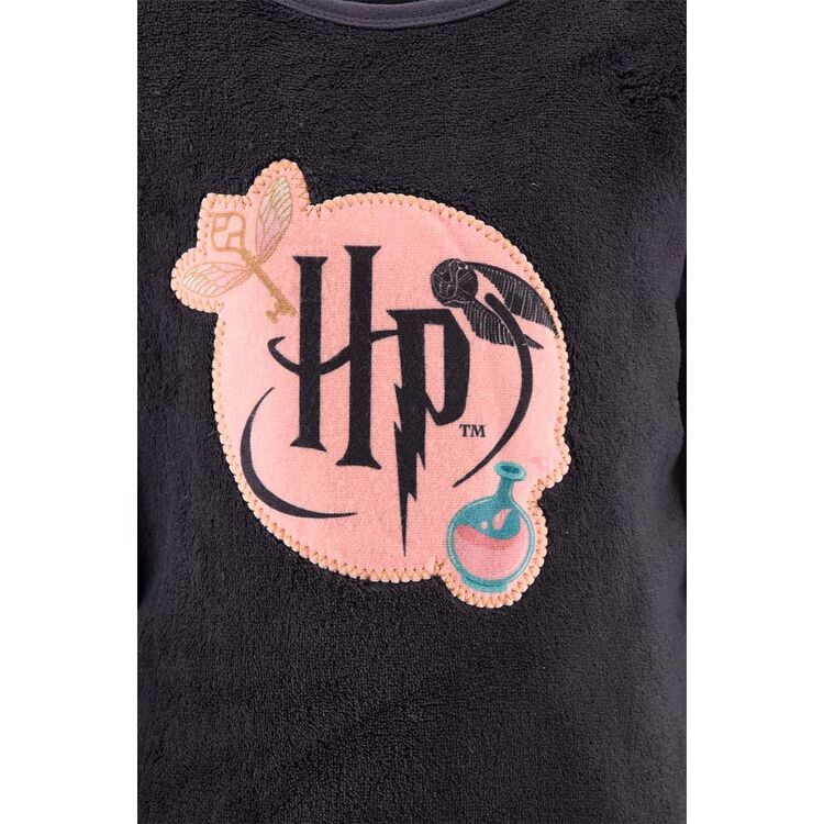 Harry Potter - Pijama largo invierno coralina juvenil niña Blanco 12A
