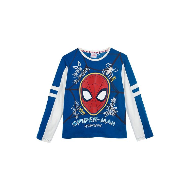 Spiderman - Camiseta manga larga infantil nio Gris 3A