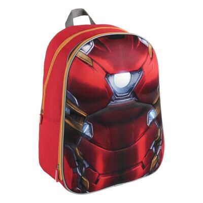 Avengers - Mochila escolar 3D 40" Iron Man