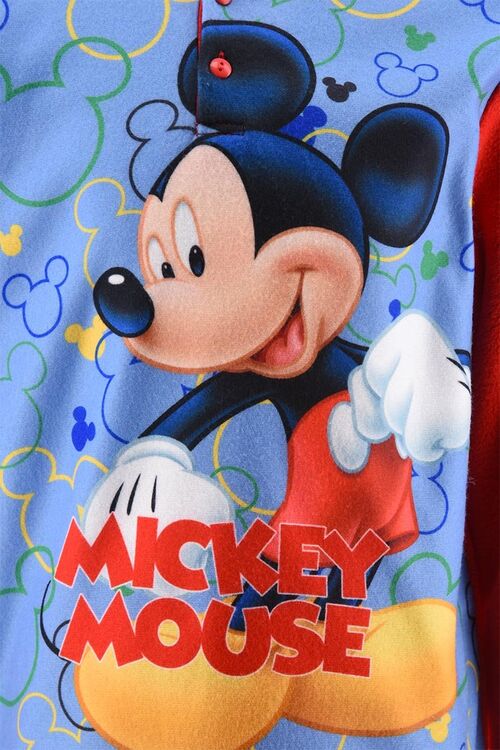 Mickey - Pijama largo micropolar infantil en caja Azul oscuro 3A