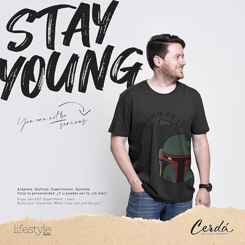 Boba Fett - Camiseta corta single jersey punto L