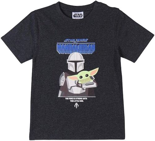 The Mandalorian - Camiseta corta single jersey nio Negro 6A