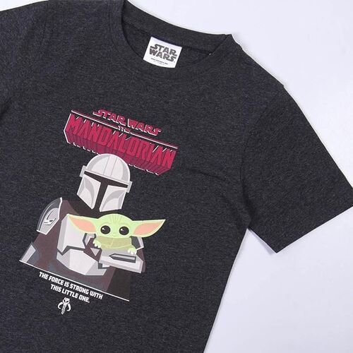 The Mandalorian - Camiseta corta single jersey nia Negro 4A