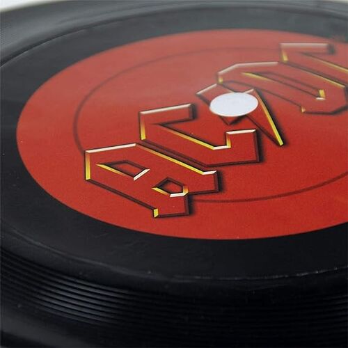 ACDC - Frisbee para perro con diseo de disco de vinilo