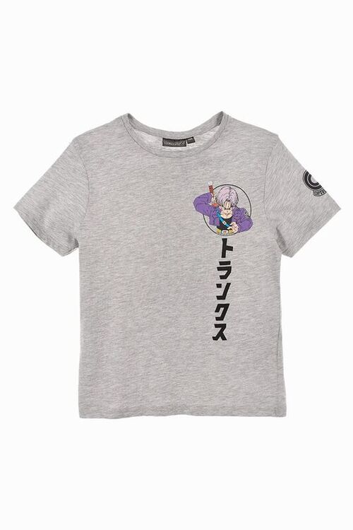Dragon Ball - Camiseta verano manga corta juvenil Trunks Blanco 10A