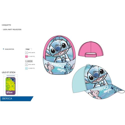 Stich - Gorra infantil Lilo &Stich Verde 54