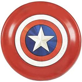 Avengers - Frisbee para perro con la forma del escudo del Capitn Amrica