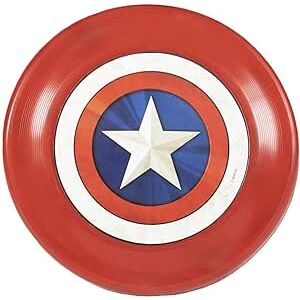 Avengers - Frisbee para perro con la forma del escudo del Capitn Amrica